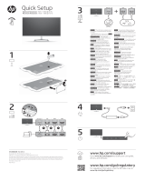HP M27fd FHD Monitor Käyttöohjeet