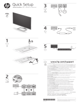 HP M24fwa FHD Monitor Käyttöohjeet