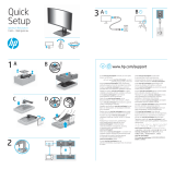 HP X24c Gaming Monitor Käyttöohjeet