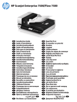 HP ScanJet Enterprise 7500 Flatbed Scanner Asennusohje