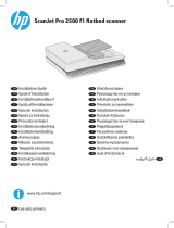 HP ScanJet Pro 2500 f1 Flatbed Scanner Asennusohje