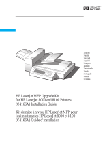 HP LaserJet 8100 Multifunction Printer series Asennusohje