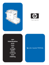 HP Color LaserJet 9500 Multifunction Printer series Pikaopas