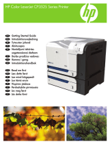 HP Color LaserJet CP3520 Printer Series Ohjekirja