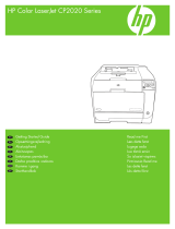HP Color LaserJet CP2025 Printer series Ohjekirja
