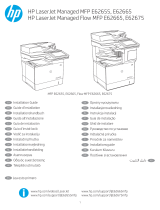 HP LaserJet Managed MFP E62655 series Asennusohje