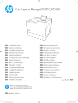 HP Color LaserJet Managed E65160 series Asennusohje