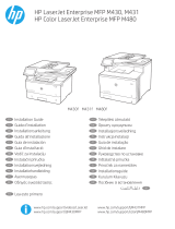 HP LaserJet Enterprise MFP M430 series Asennusohje