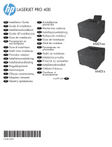 HP LaserJet Pro 400 Printer M401 series Asennusohje