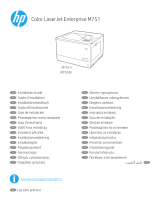 HP Color LaserJet Enterprise M751 Printer series Asennusohje