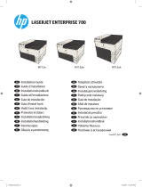 HP LaserJet Enterprise 700 Printer M712 series Asennusohje