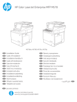 HP Color LaserJet Enterprise MFP M578 Printer series Asennusohje