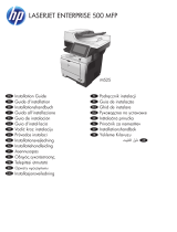 HP LaserJet Enterprise 500 MFP M525 Asennusohje