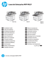 HP LaserJet Enterprise MFP M527 series Asennusohje