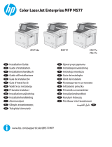 HP Color LaserJet Enterprise MFP M577 series Asennusohje