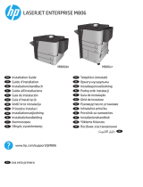 HP LaserJet Enterprise M806 Printer series Asennusohje