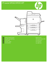 HP LaserJet M9040/M9050 Multifunction Printer series Ohjekirja
