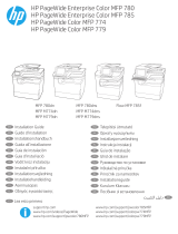 HP PageWide Enterprise Color MFP 785 Printer series Asennusohje