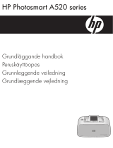 HP Photosmart A520 Printer series Käyttöohjeet