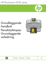 HP Photosmart A530 Printer series Käyttöohjeet