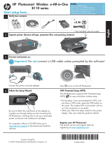 HP Photosmart Wireless e-All-in-One Printer series - B110 Omistajan opas