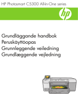 HP Photosmart C5300 All-in-One Printer series Käyttöohjeet