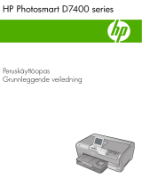 HP Photosmart D7400 Printer series Käyttöohjeet