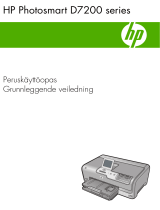 HP Photosmart D7200 Printer series Käyttöohjeet