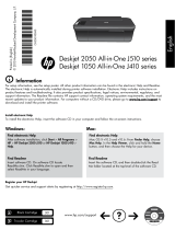 HP Deskjet 1050A All-in-One Printer series - J410 Omistajan opas