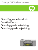 HP Deskjet F2200 All-in-One Printer series Käyttöohjeet