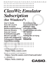 Casio ClassWiz Emulator Subscription Käyttöohjeet