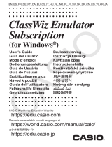 Casio ClassWiz Emulator Subscription Ohjekirja