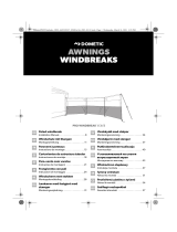 Dometic Pro Windbreak 3 Panel Asennusohje