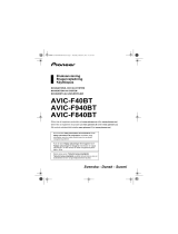 Pioneer AVIC-F840BT Ohjekirja
