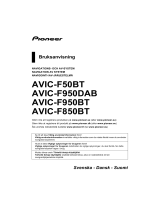 Pioneer AVIC-F850BT Ohjekirja