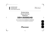 Pioneer DEH-X6500DAB Ohjekirja