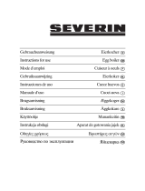 SEVERIN Egg Boiler Instructions For Use Manual