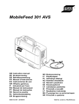 ESAB MobileFeed 301 AVS Ohjekirja