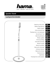 Hama 00049594 Speaker Stand Omistajan opas