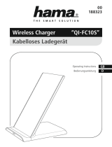 Hama Wireless Charger QI-FC10S Omistajan opas