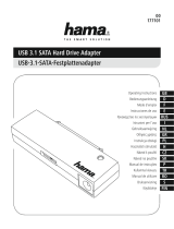 Hama USB 3.1 SATA Hard Drive Adapter Omistajan opas