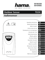 Hama 00186300 TS33C Outdoor Sensor Omistajan opas