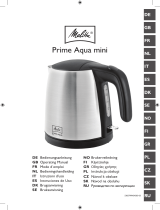 Melitta 5305799454303 Prime Aqua Mini Electric Kettle Ohjekirja