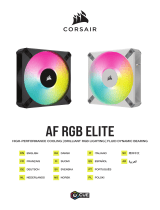 Corsair AF RGB ELITE Triple Fan Kit Ohjekirja