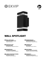 EKVIP 023672 Wall Spotlight Ohjekirja