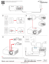 Optoma ZH400 Omistajan opas