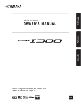 Yamaha PSR-I300 Omistajan opas