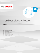Bosch TWK70B Series Cordless Electric Kettle Ohjekirja