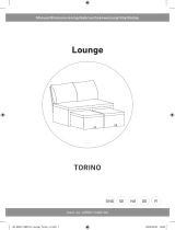 Rusta 605011480105 Lounge Torino Outdoor Sofa Ohjekirja
