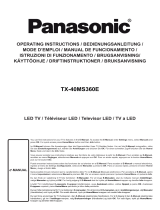 Panasonic TX40MS360E Pikaopas